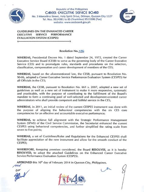ceswe exam|READ: CESB Resolution No. .